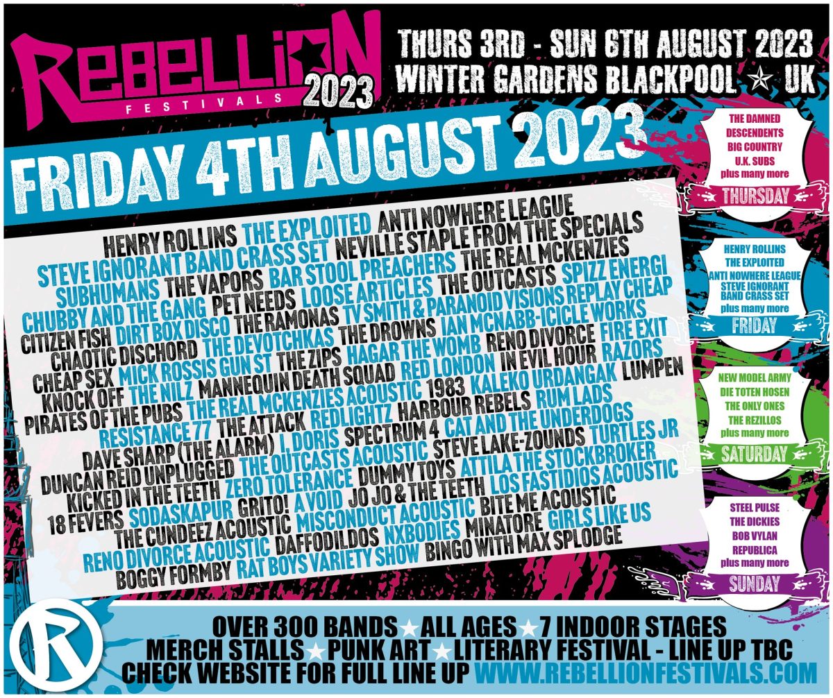 Review Rebellion Festival 2023 Day 2 Punktuation