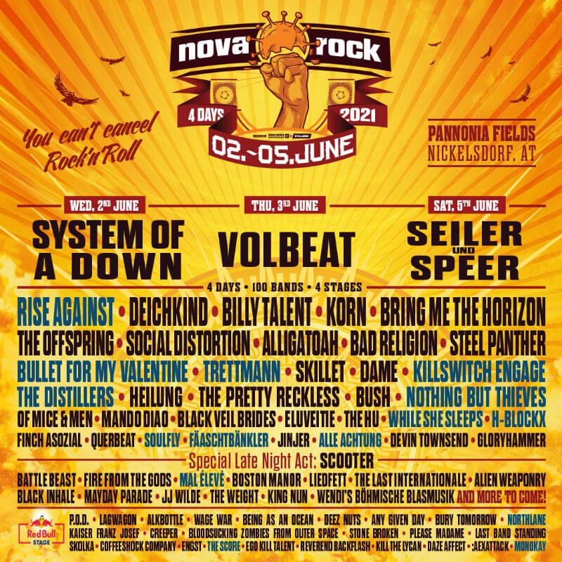 Rock on sale festivals 2021