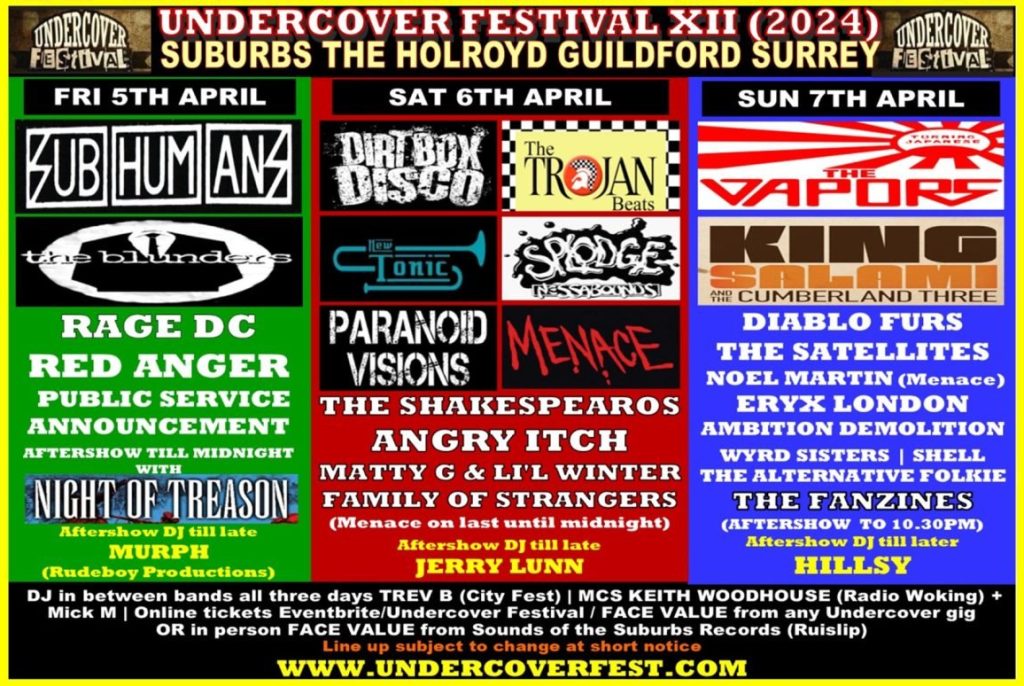 Undercover Festival line up