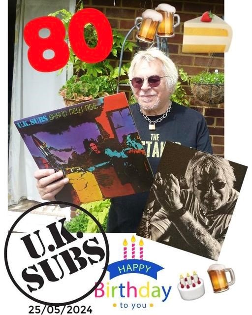 UK Subs Charlie Harper turns 80