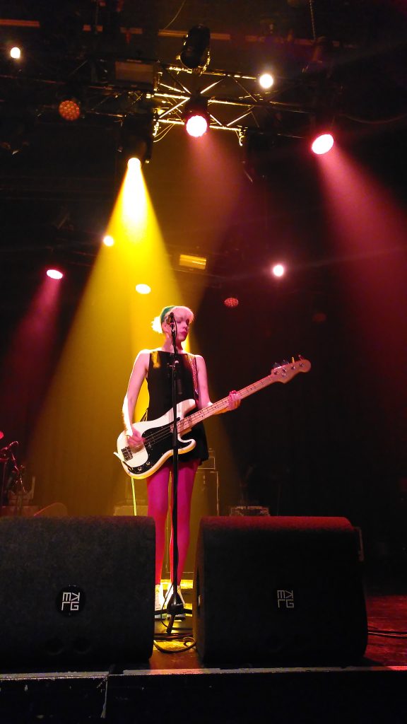 Bikini Kill bassist Kathi Wilcox - photo by Veerle