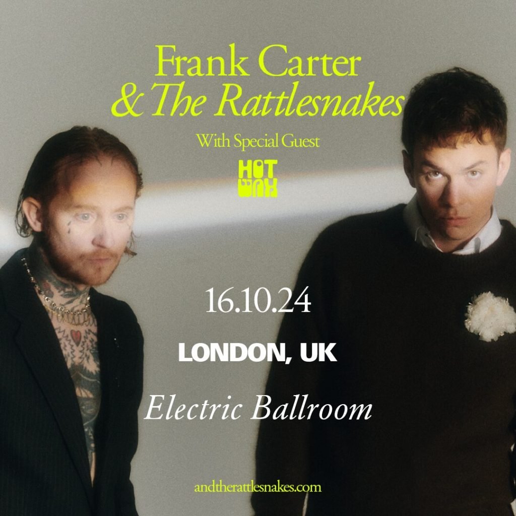 Frank Carter & The Rattlesnakes gig poster