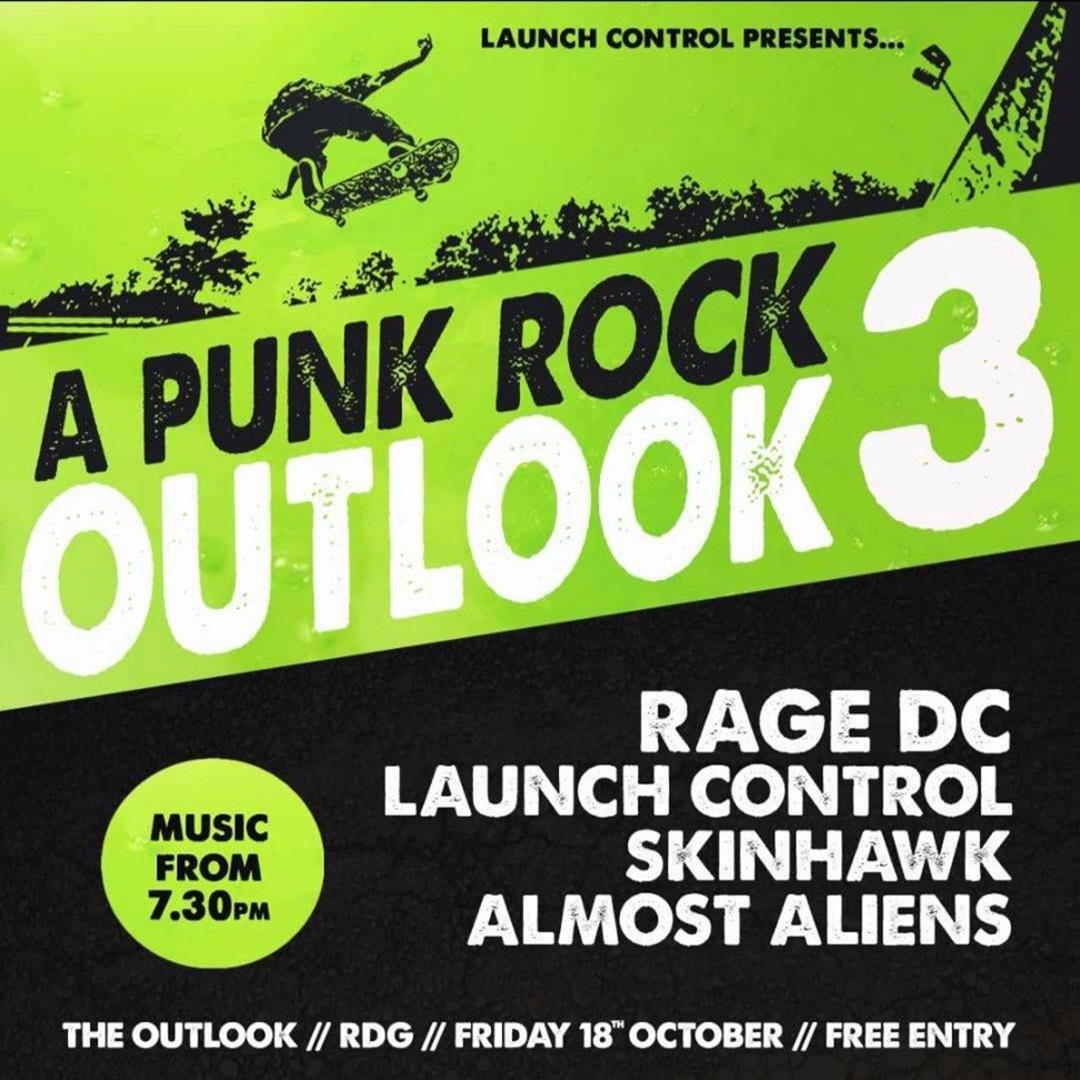 unk Rock Outlook 3 gig poster