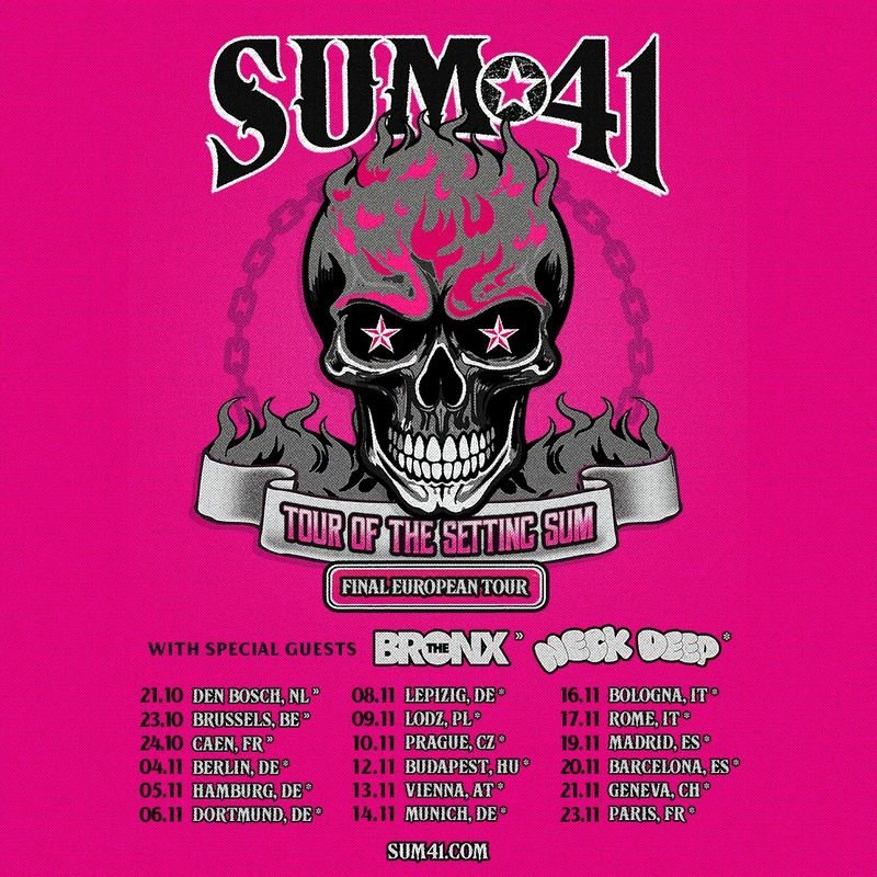 Sum 41 European tour