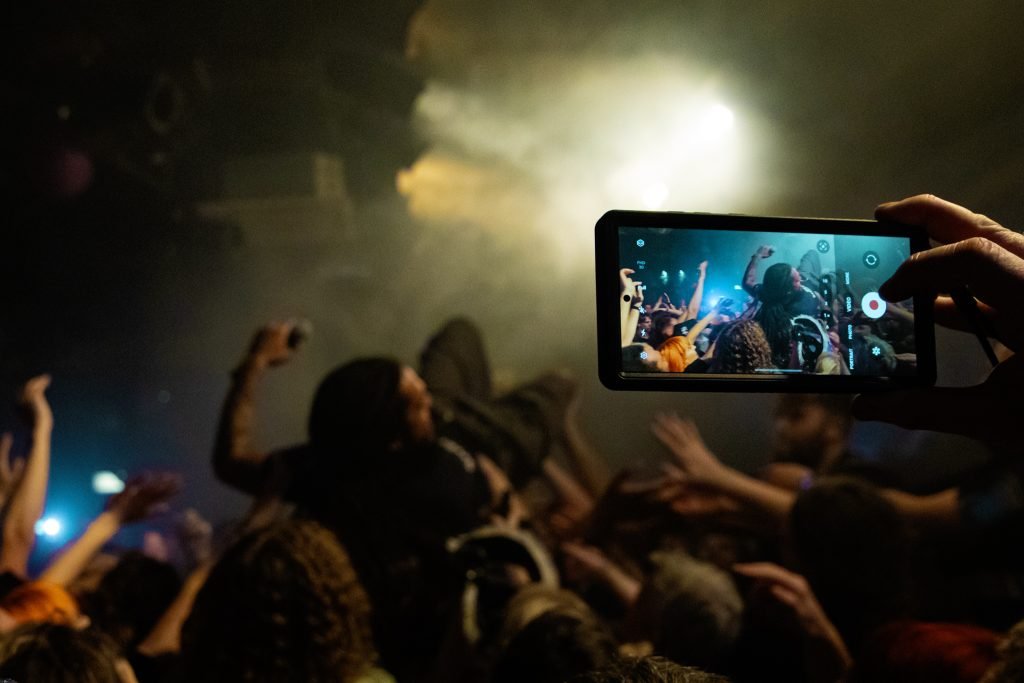 Bob Vylan crowd surfing!