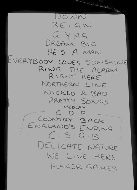 Bob Vylan set list Sheffield Oct 2024